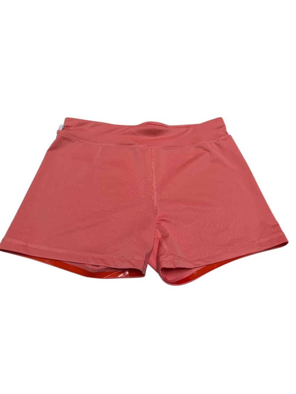 Puma Athletic Shorts Coral Polyester Elastane Compression Grip Hem Women’s Large